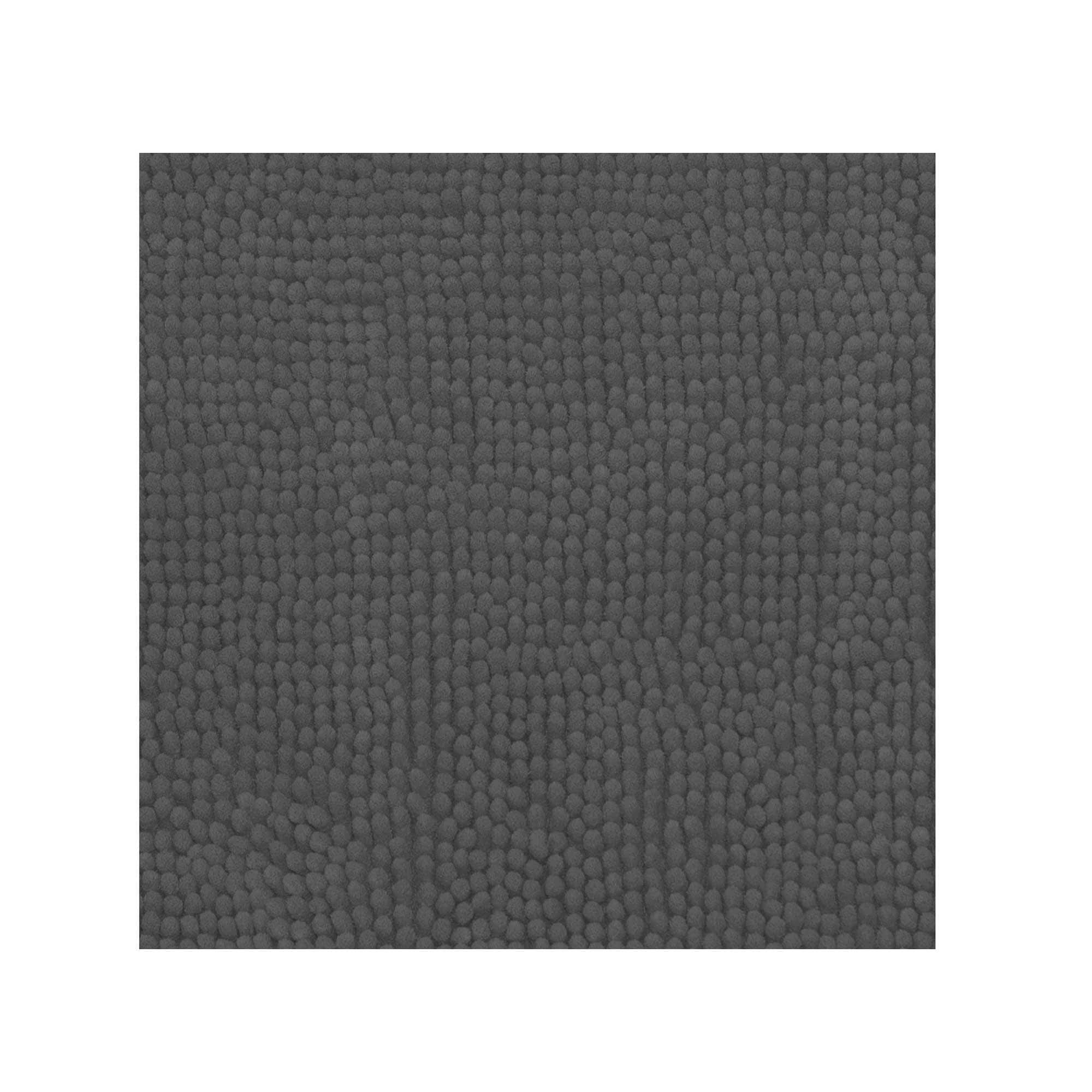 21 in. x 21 in. Square Shower Mat in Black