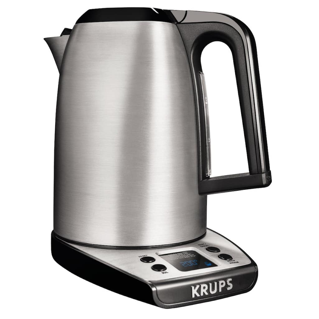 Krups BW314 Savoy Adjustable Temperature LCD Display Electronic Kettle