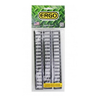 Ergo 18 Slot Ladder Low Pro Rail Covers, 3-Pack Gray