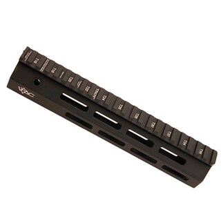 Troy Industries 5.56 M-LOK Aluminum Rail 9". VTAC Logo, Black