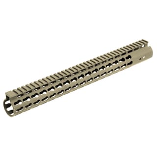 Leapers Inc. AR15 Super Slim Free Float Handguard Keymod, 15", Flat Dark Earth