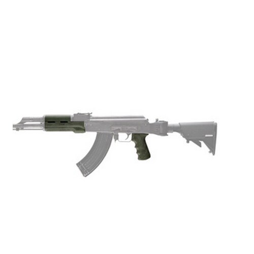 Hogue AK-47 Rubber Grip Standard w/Forend, Ghillie Green
