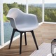 preview thumbnail 4 of 7, Lyle Grey Dining Chair by Corvus (Set of 2)