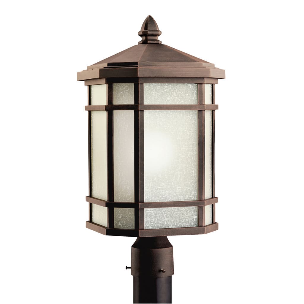 Kichler Lighting Cameron Collection 1-light Prairie Rock Outdoor Post Mount