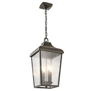 Kichler Lighting Forestdale Collection 4-light Olde Bronze Outdoor Pendant