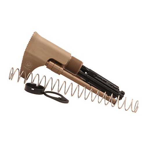 Troy Industries Tomahawk Stock 5.56, Short with BCG, Tan