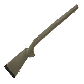 Hogue Ruger 77 MKII Short Action Overmolded Stock Heavy Barrel, Full Bed Block, Olive Drab Green