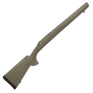 Hogue Remington 700 BDL Short Action Overmolded Stock Standard Barrel, Full Bed Block Olive Drab Green