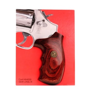 Pachmayr Renegade Wood Laminate Revolver Grips Smith & Wesson N Frame, Smooth, Rosewood