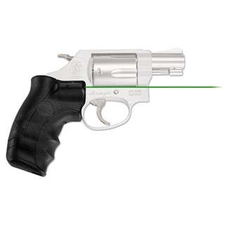Crimson Trace Smith and Wesson J-Frame Round Butt Lasergrip, Green, Clam Package
