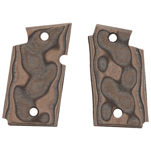 Hogue Sig P938 Ambidextrous Extreme Series Grip Smooth G-Mascus G10, Dark Earth