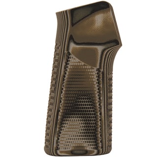 Hogue AR-15 No Finger Grooves, Grip Pirahna G10 G-Mascus Green