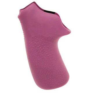 Hogue Ruger LCR Grip Tamer, Rubber No Finger Grooves, Purple