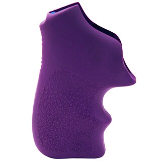 Hogue Ruger LCR Grip Tamer, Rubber Finger Grooves, Purple