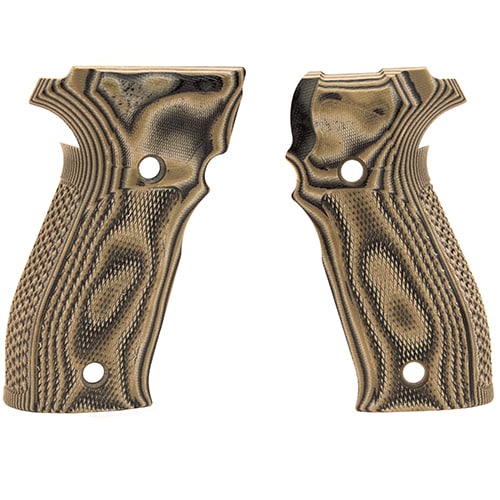 Hogue Sig P226 Grips DA/SA Allround Checkered G10 G-Mascus Green