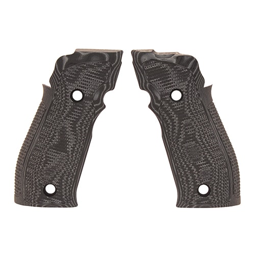 Hogue Sig P226 SAO X5/X6 Grips Pirahna G10 G-Mascus Black