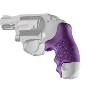 Hogue S&W J Frame Round Butt Grip Polymer, Purple