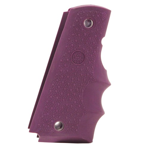 Hogue Colt & 1911 Government Grips w/Finger Grooves, Purple