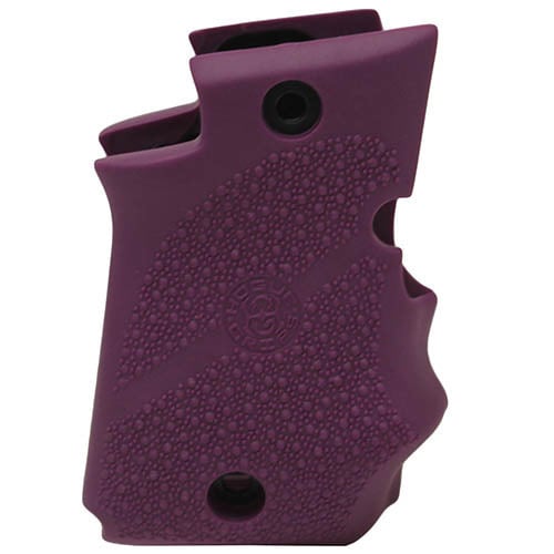 Hogue Sig P938 Rubber Grip Ambidextrous, Finger Grooves, Purple