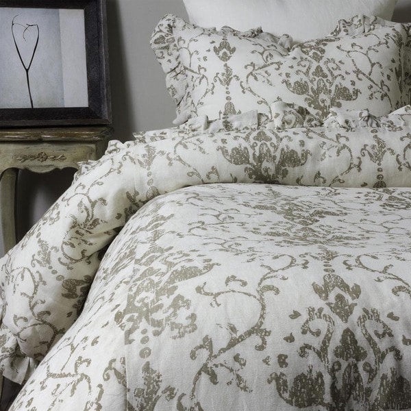 Risa Cotton and Linen Duvet Cover