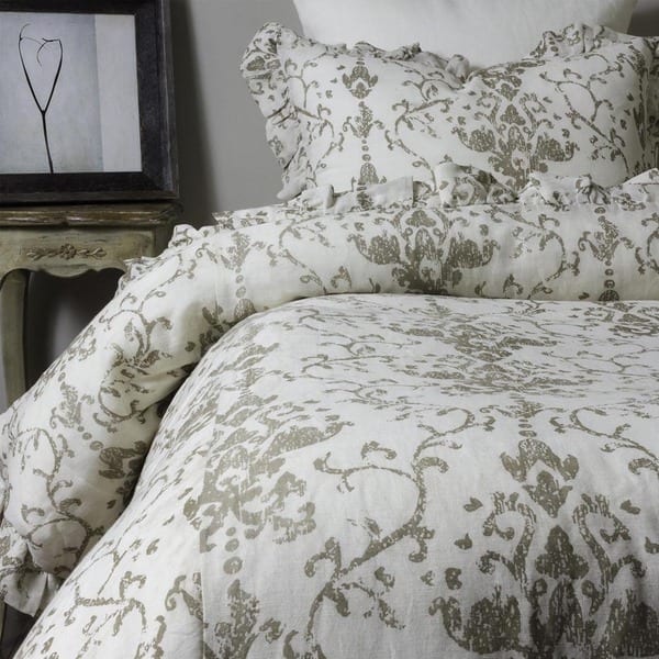 Shop Risa Cotton And Linen Duvet Cover On Sale Overstock
