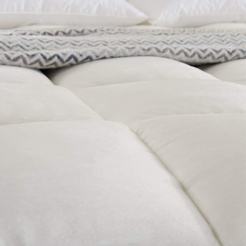 Cheer Collection Microplush Luxurious Alternative Down Mattress Pad, Topper and Protector