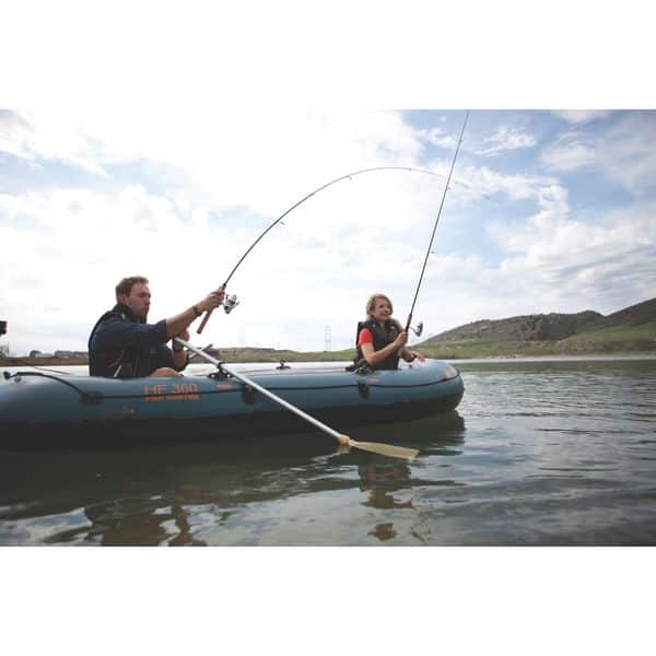 Sevylor Fish Hunter™ 360 6-Person Fishing Boat with Berkley® Rod