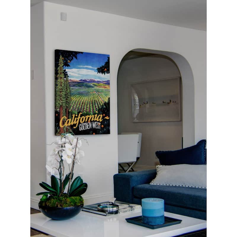 Marmont Hill - 'Travel Poster California' Painting Print on Wrapped Canvas - Multi-Color