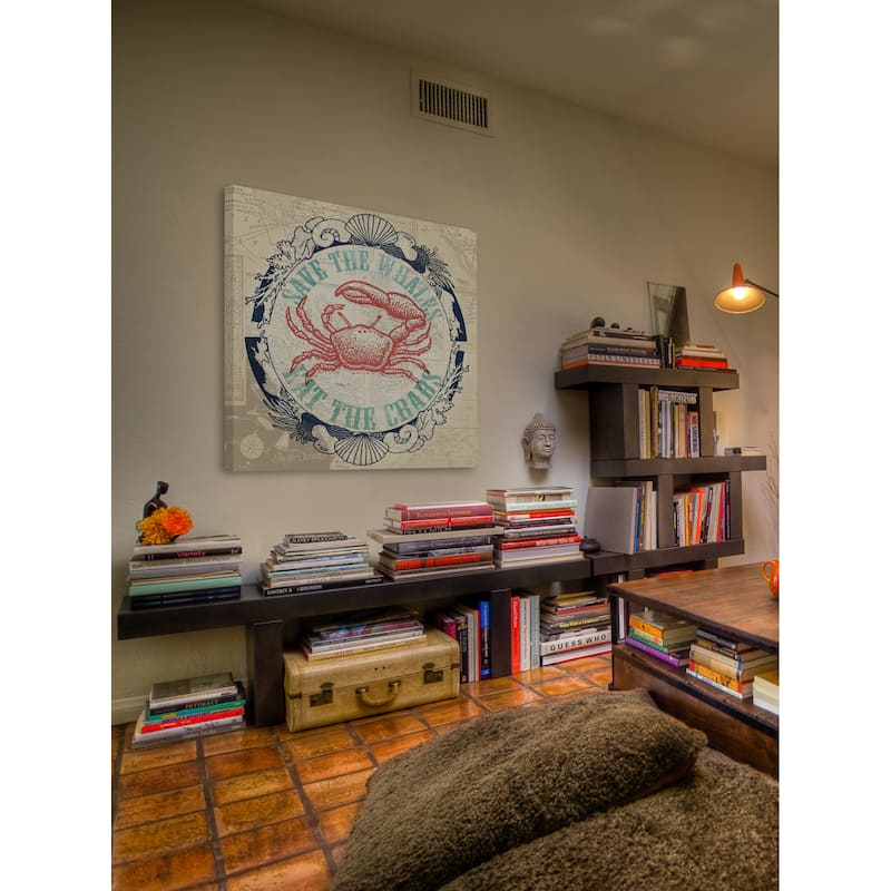 Marmont Hill - 'Save Whales 2' Painting Print on Wrapped Canvas - Multi-Color