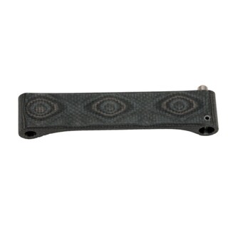 Hogue AR15 Straight Trigger Guard G10 G-Mascus, Black Gray