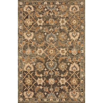 Alexander Home Madaline Hand-Hooked 100% Wool Victorian Rug