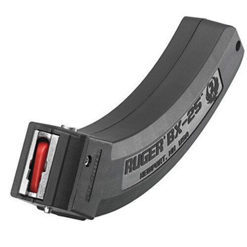 Ruger (Sturm, Ruger & Co, Inc) 10/22 Magazine BX Series, .22 Long Rifle, 25 Rounds, Black