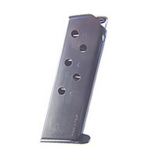 Mecgar Walther PPK 380 Magazine 6 Round, Flat Butt Plate, Blue