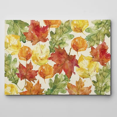 Autumn Leaves Canvas Wall Art