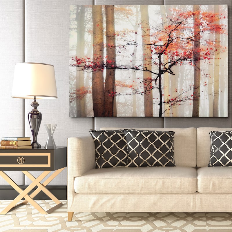 Orange Awakening Canvas Wall Art