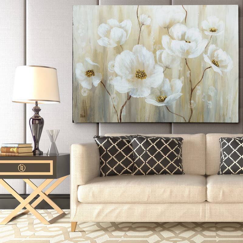 Shimmering Blossoms Canvas Wall Art