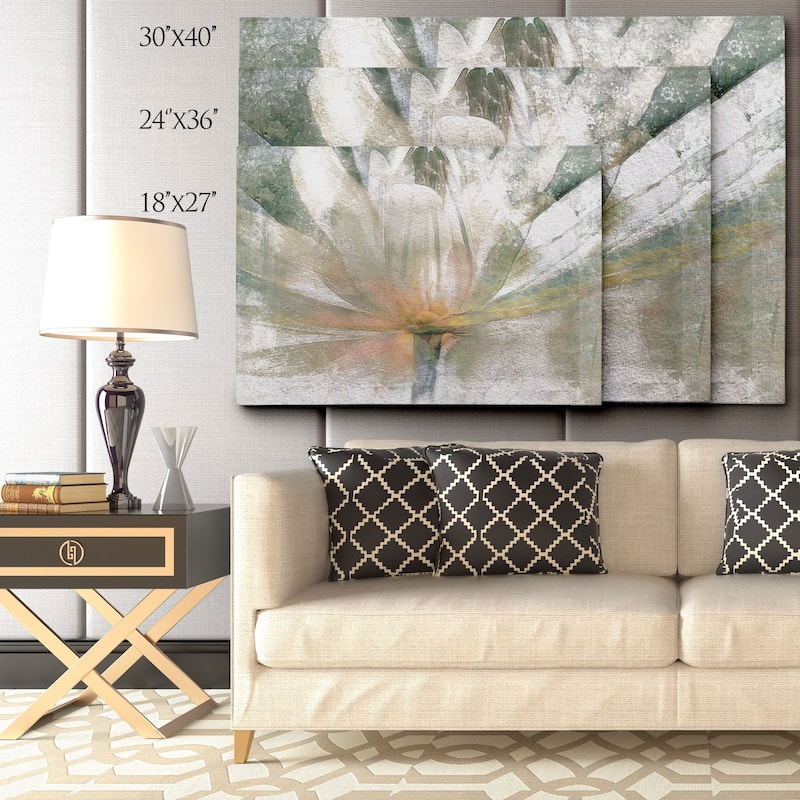 Lily Light Canvas Wall Art
