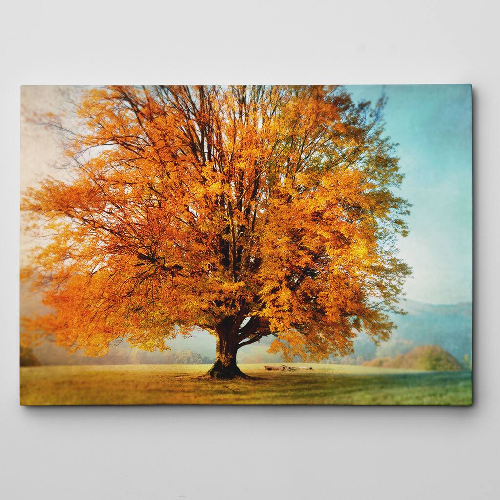 Autumn's Passion Canvas Wall Art