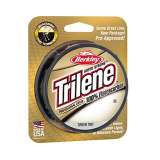 Berkley Trilene 100% Fluorocarbon Professional Grade Line Spool 200 Yards, 0.007" Diameter, 4 lbs Breaking Strength, Green Tint