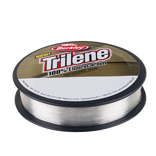 Berkley Trilene 100% Fluorocarbon Professional Grade Line Spool 110 Yards, 0.010" Diameter, 6 lbs, Breaking Strength, Clear