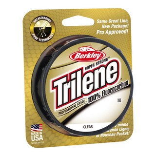 Berkley Trilene 100% Fluorocarbon Professional Grade Line Spool 200 Yards, 0.012" Diameter, 10 lbs, Breaking Strength, Clear