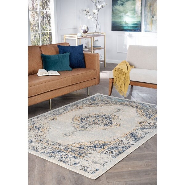 Alise Rugs Jordana Traditional Oriental Area Rug 5'3 x 7'3