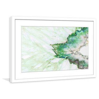 Marmont Hill - 'green Outline' Framed Painting Print - Bed Bath 