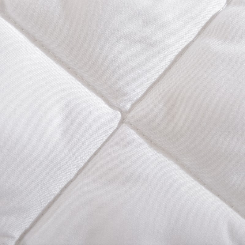 Cheer Collection Quilted Hypoallergenic Fitted Mattress Pad - White 