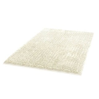 Laura Ashley Butter Chenille Bath Mat (17" x 24")