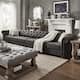 Option 6-Seat Sofa - Dark Grey Linen