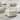 Lionel White Cotton Fabric Down-Filled Ottoman by iNSPIRE Q Artisan