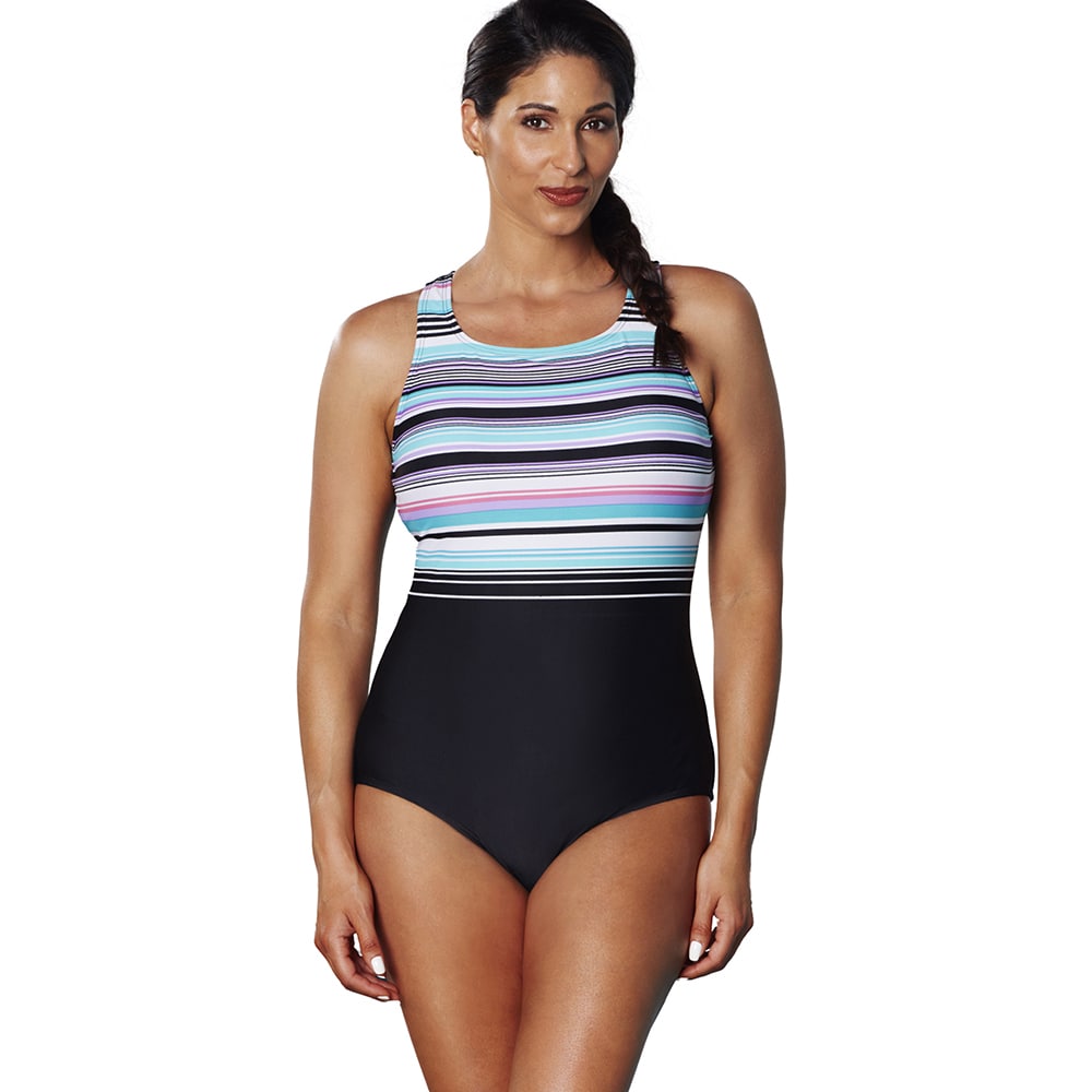 Chlorine Resistant Swimwear by Aquabelle  Plus size swimwear, High neck  swimsuits, Swimsuits for all