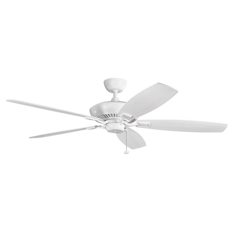 Kichler Lighting Canfield Collection 60-inch White Ceiling Fan