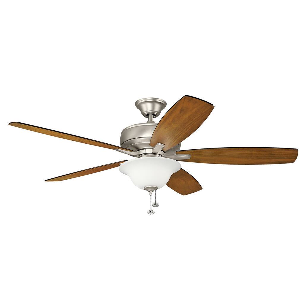 Kichler Lighting Terra Select Collection 60-inch Brushed Nickel Ceiling Fan w/Light